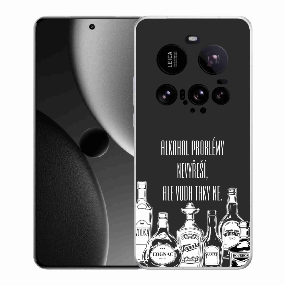 Gelový kryt mmCase na Xiaomi 15 Ultra - vtipný text černé pozadí