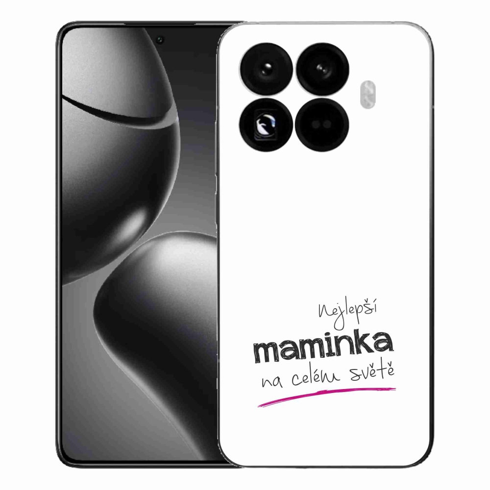 Gelový kryt mmCase na Xiaomi 15T Pro - nejlepší maminka 4 bílé pozadí