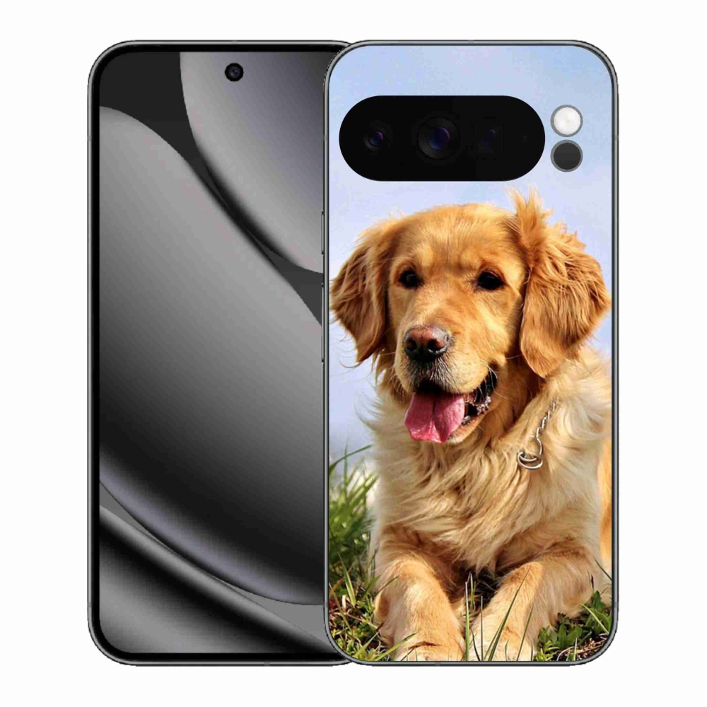 Gelový kryt mmCase na Google Pixel 10 Pro XL - zlatý retrívr