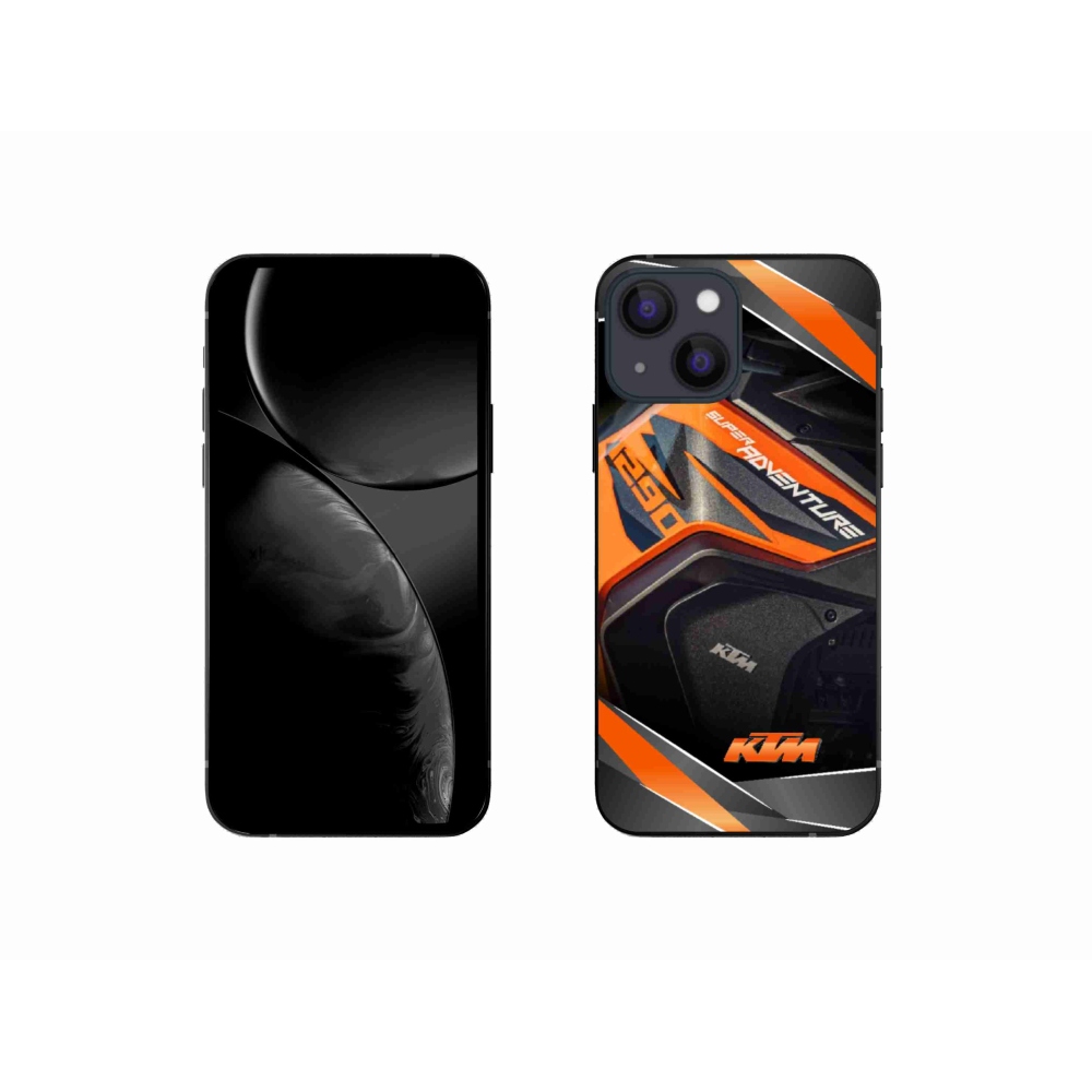 Gelový kryt mmCase na iPhone 13 mini 5.4 - motorka ktm