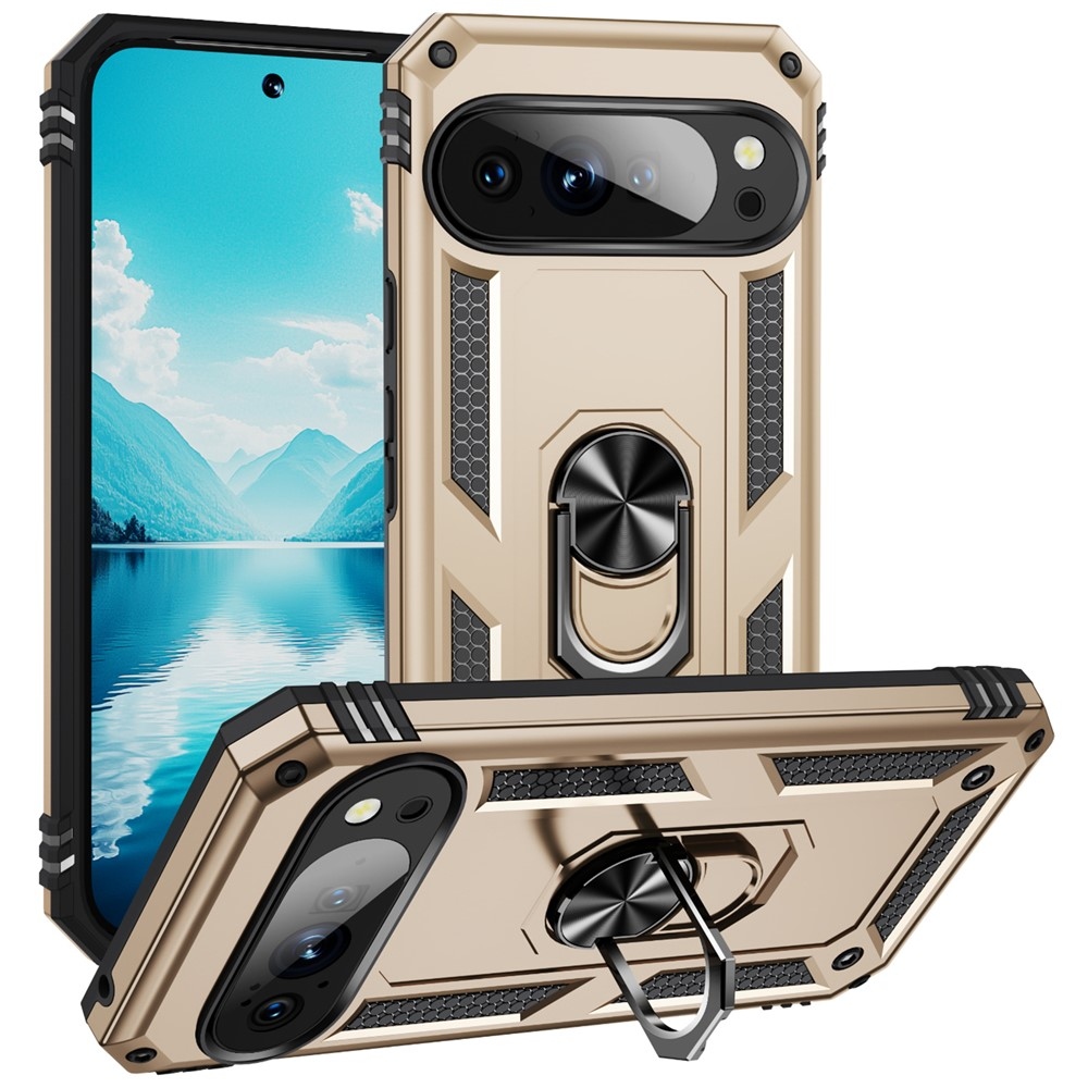 Ring odolný kryt na Google Pixel 10 Pro/Pixel 10 - zlatý