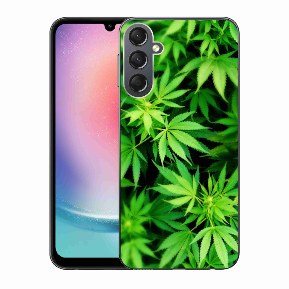 Gelový kryt mmCase na Samsung Galaxy A24 - konopí 3