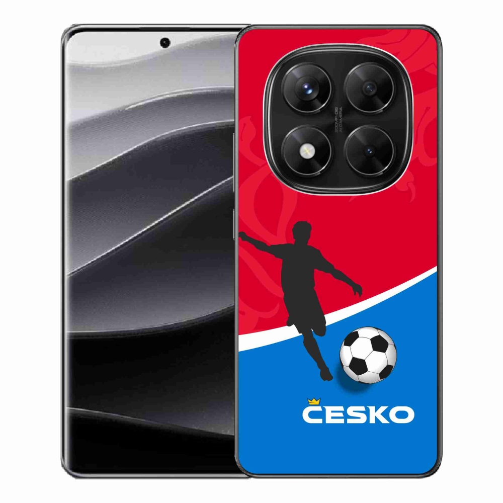 Gelový kryt mmCase na Xiaomi Redmi Note 14 Pro 5G/Poco X7 5G - fotbal Česko