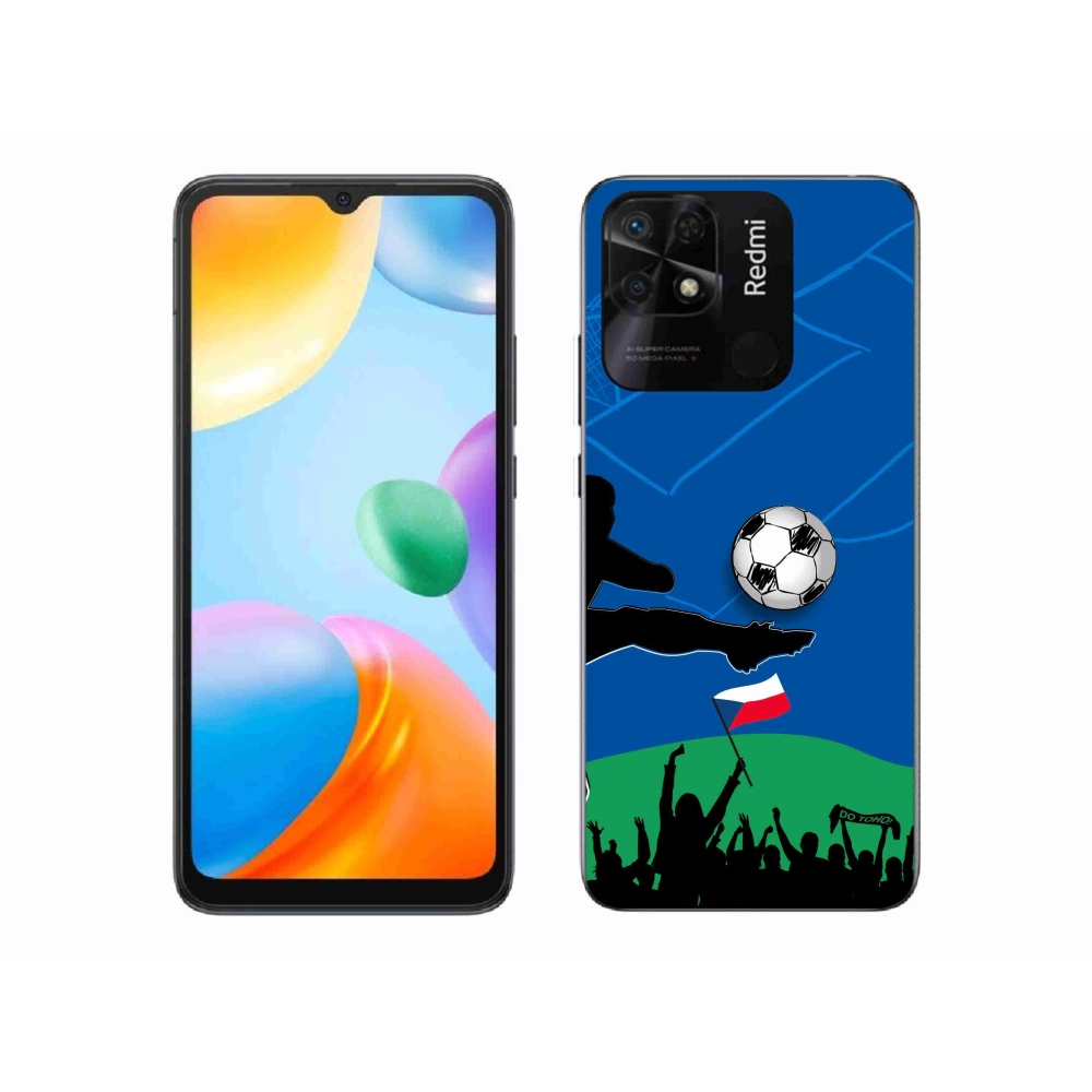 Gelový kryt mmCase na Xiaomi Redmi 10C - fanoušci fotbalu