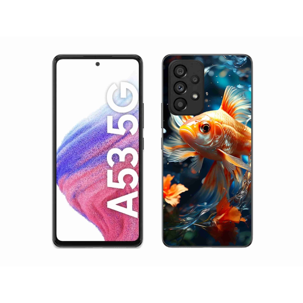 Gelový kryt mmCase na Samsung Galaxy A53 5G - rybka