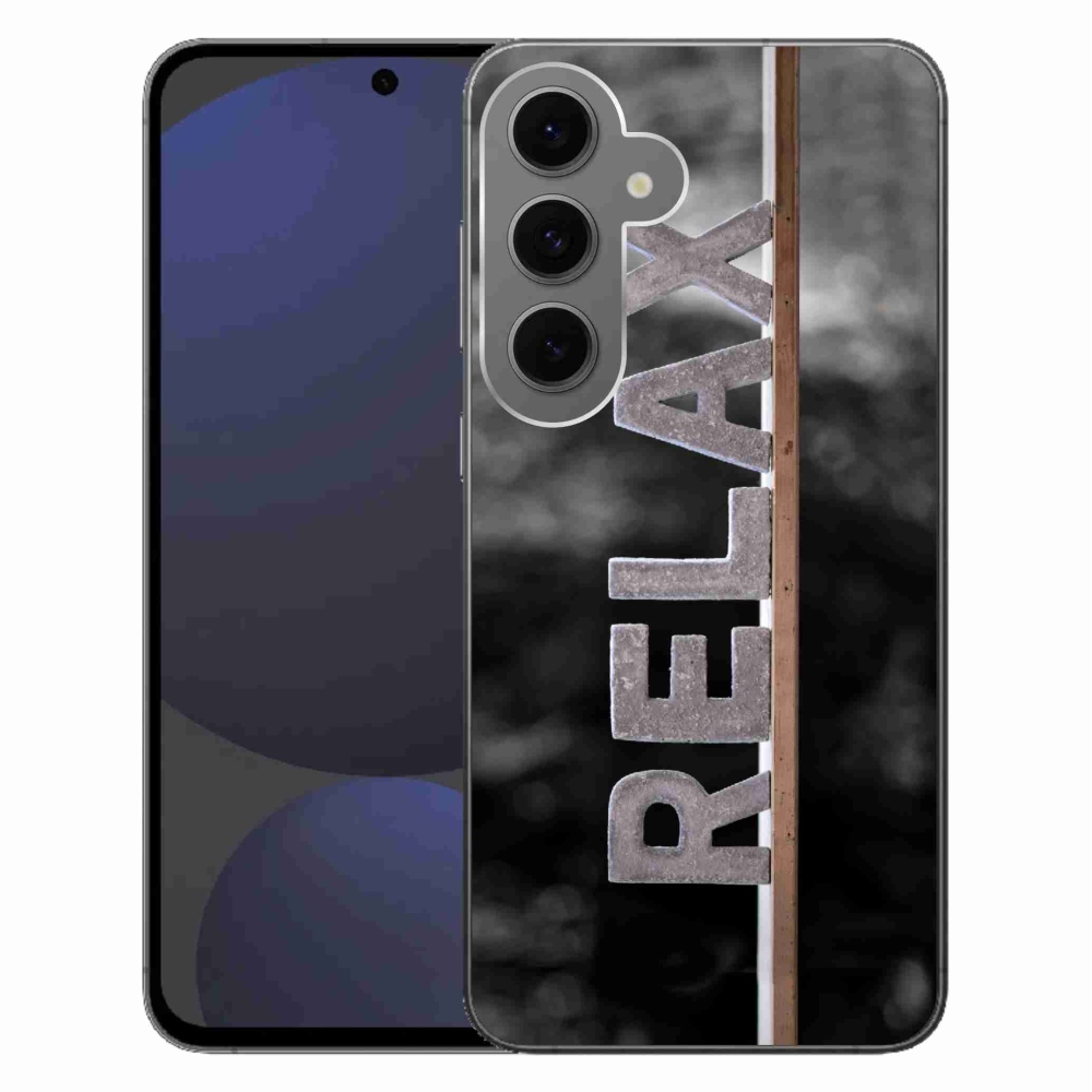 Gelový kryt mmCase na Samsung Galaxy S24 FE - relax 1