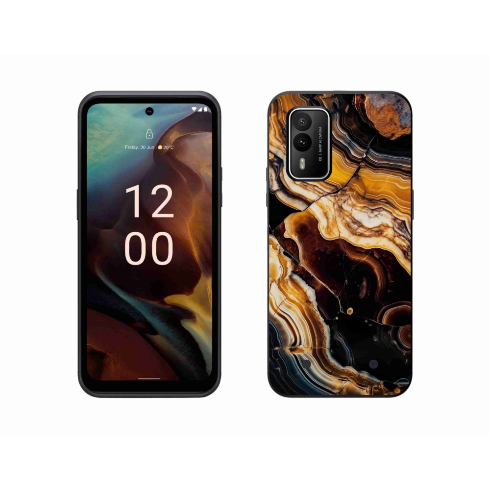 Gelový kryt mmCase na Nokia XR21 - abstraktní motiv 26