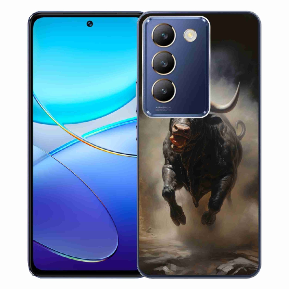 Gelový kryt mmCase na Vivo V40 SE 4G/5G - rozzuřený býk
