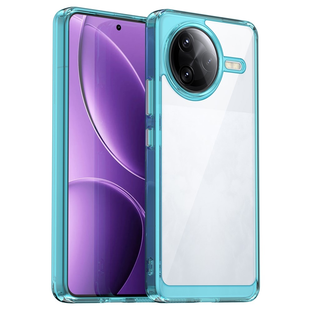Gelový obal s pevnými zády na Xiaomi Poco F7 Ultra - světlemodrý