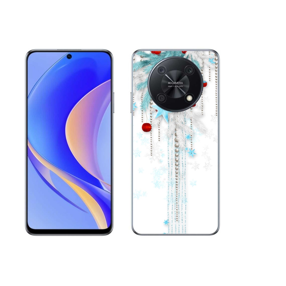 Gelový kryt mmCase na Huawei Nova Y90 - vánoční ozdoby