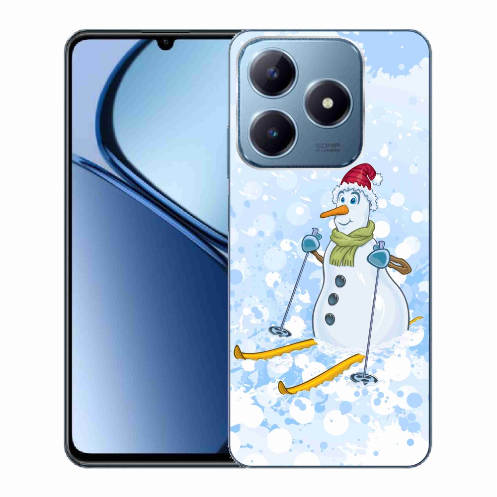 Gelový kryt mmCase na Realme C63 - sněhulák