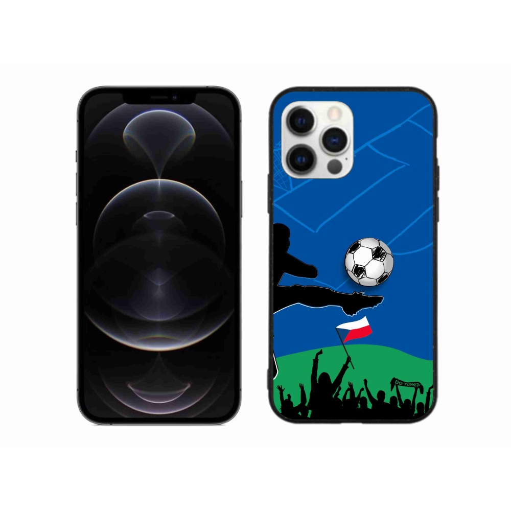 Gelový kryt mmCase na iPhone 12 Pro Max - fanoušci fotbalu