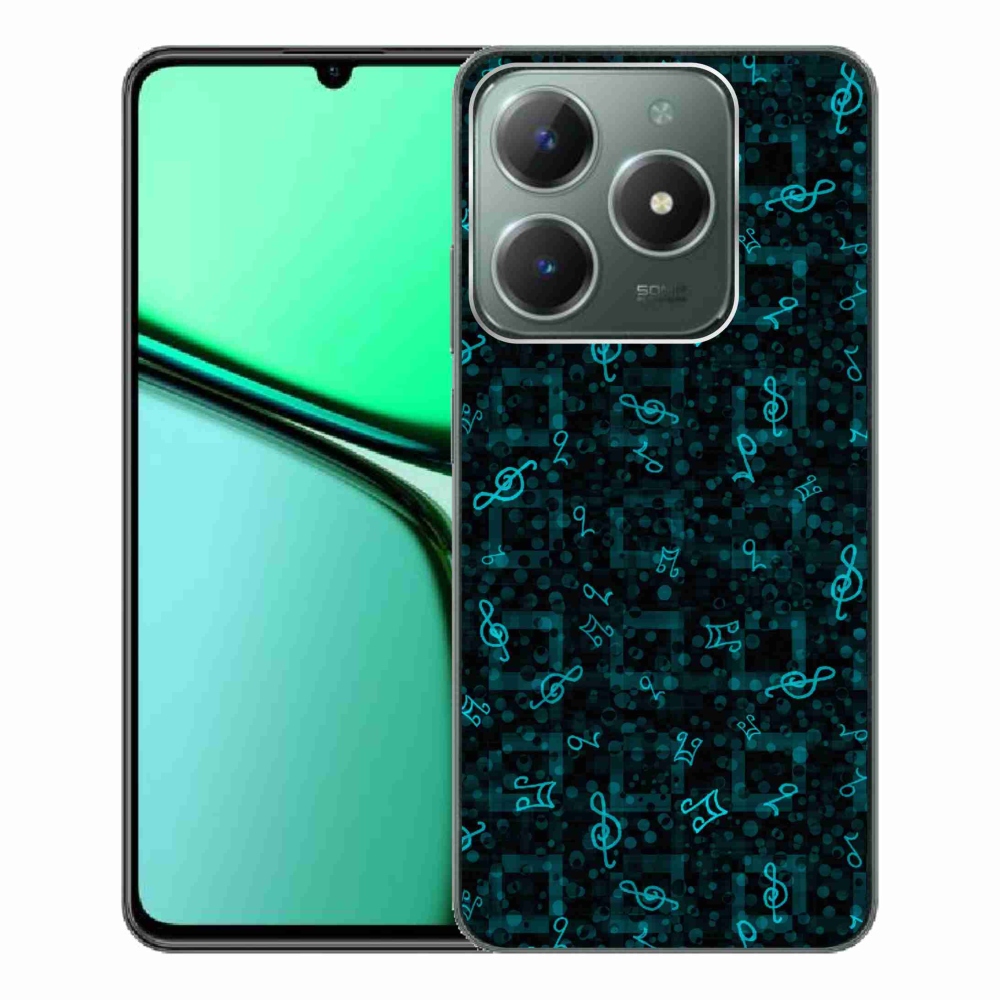 Gelový kryt mmCase na Realme C61 - noty 1