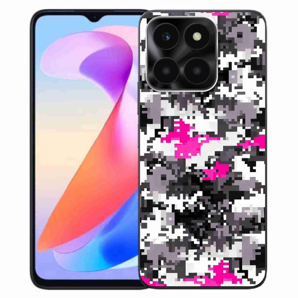 Gelový kryt mmCase na Honor X6a - maskáčový vzor 4