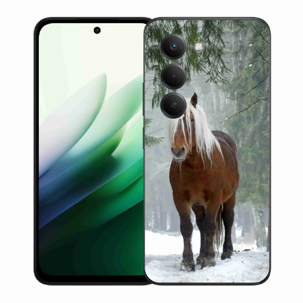 Gelový kryt mmCase na Xiaomi Redmi 15 5G (169mm) - kůň v lese