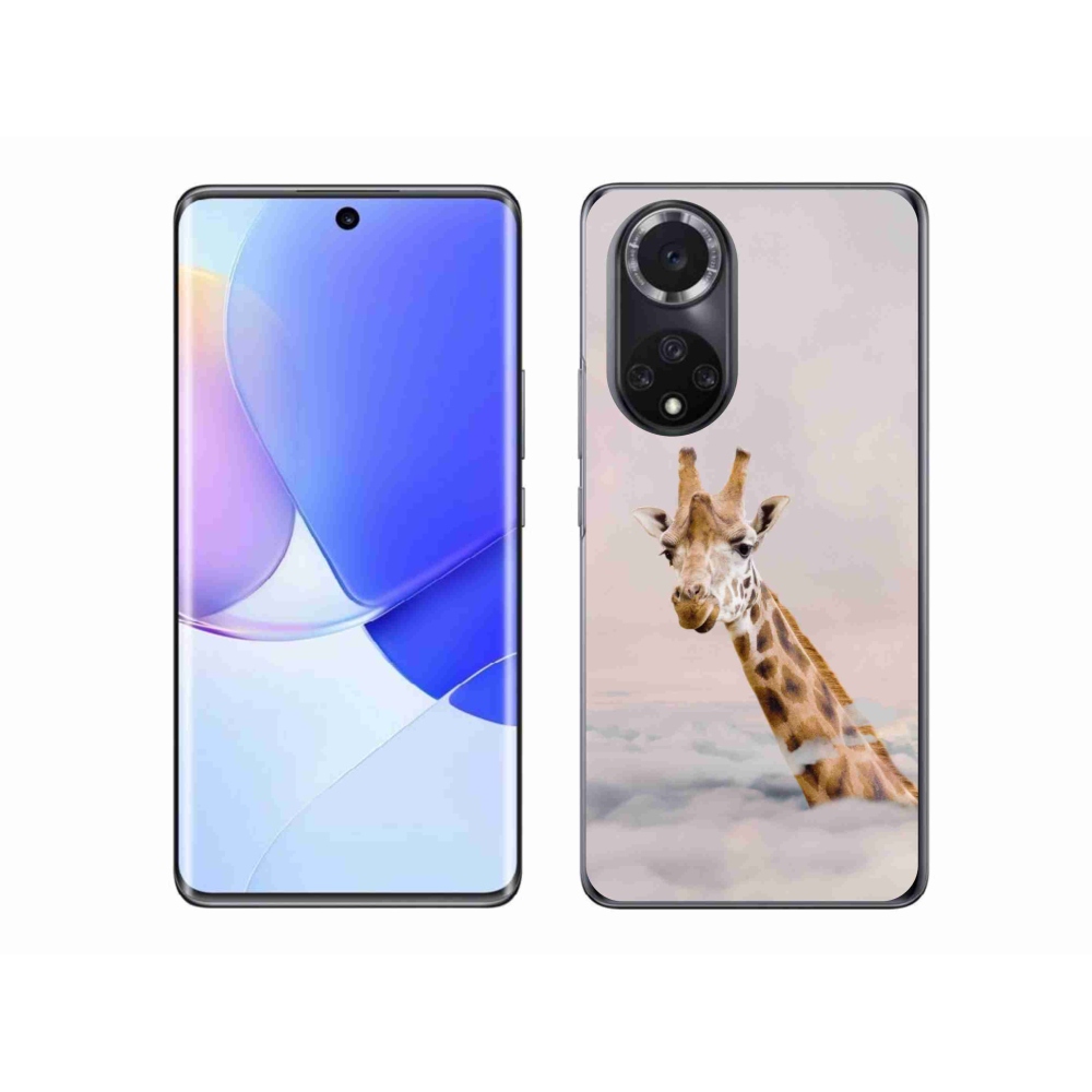 Gelový kryt mmCase na Honor 50 - žirafa v oblacích