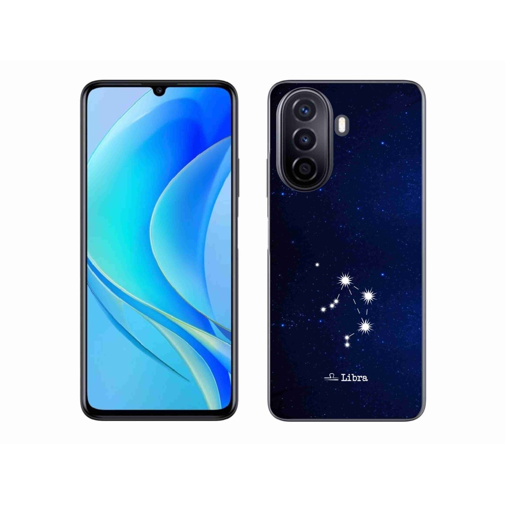 Gelový kryt mmCase na Huawei Nova Y70 - souhvězdí Váhy