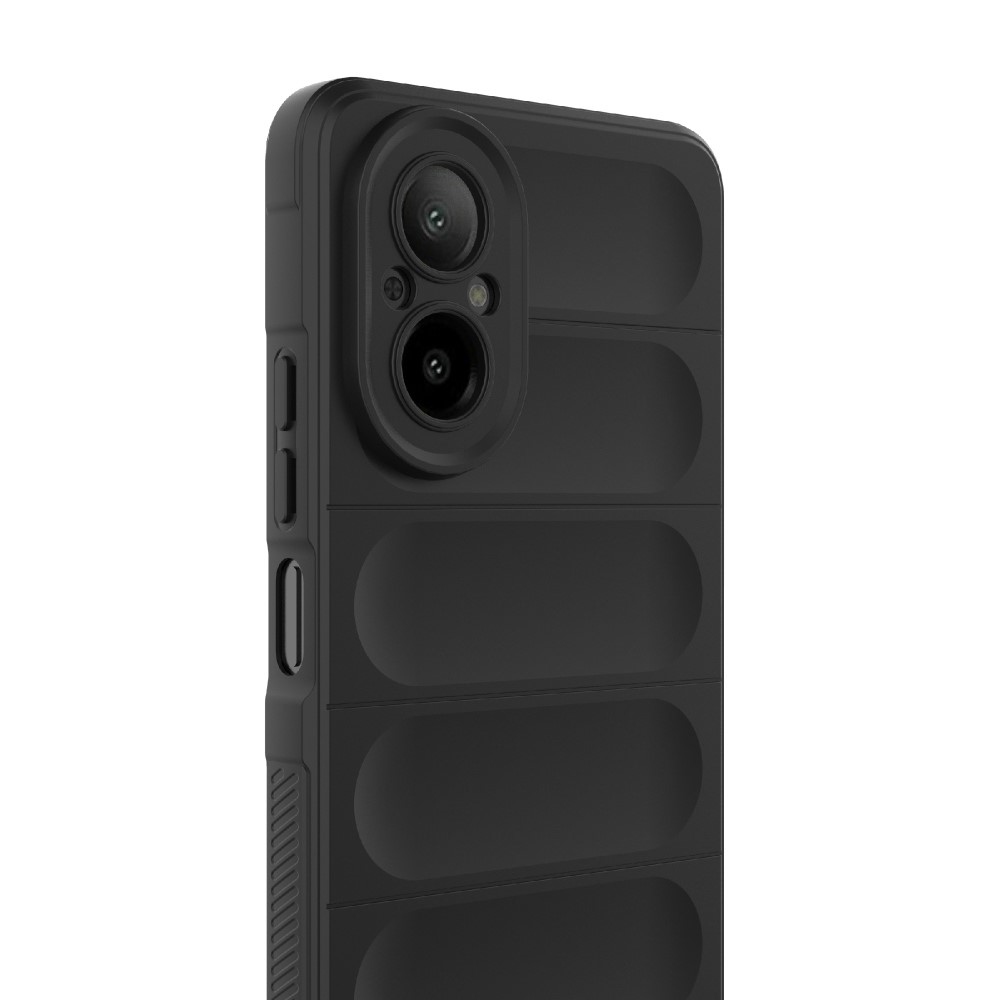 Rugg odolný gelový kryt na mobil Realme C67 - černý