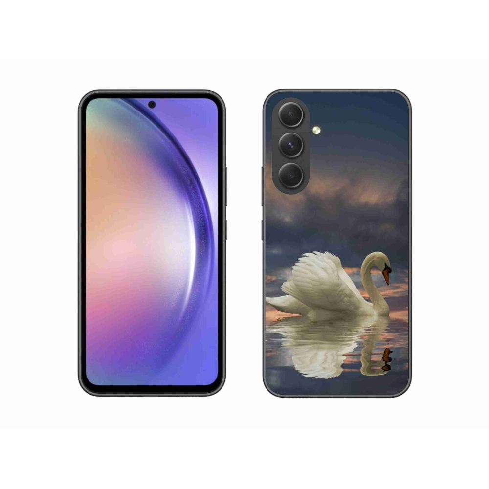 Gelový kryt mmCase na Samsung Galaxy A54 5G - labuť