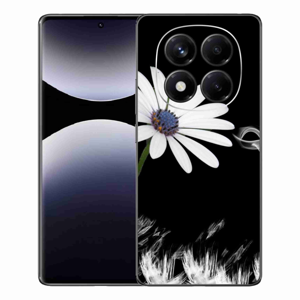 Gelový kryt mmCase na Xiaomi Redmi Note 14 Pro - bílá květina