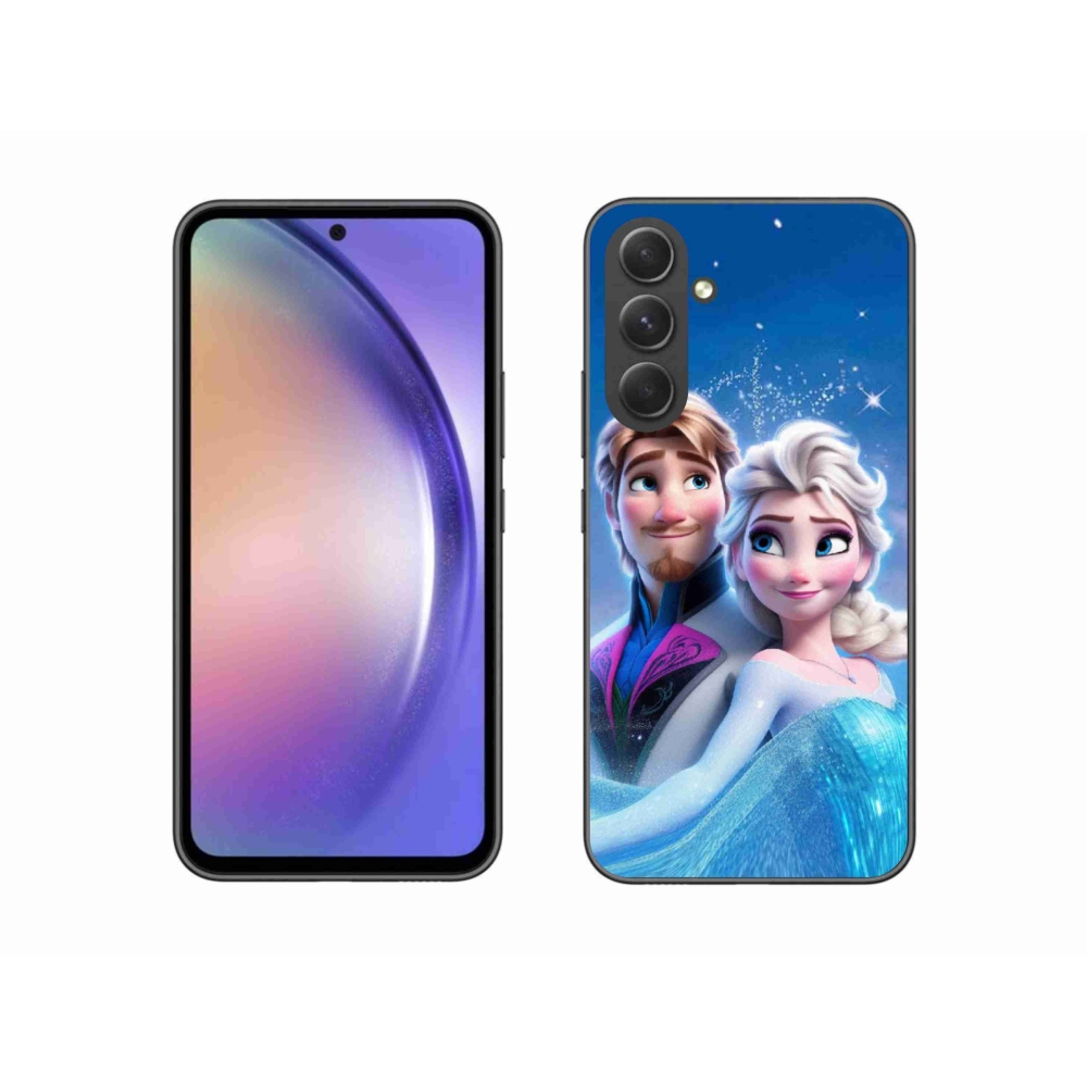 Gelový kryt mmCase na Samsung Galaxy A54 5G - ledové království 1