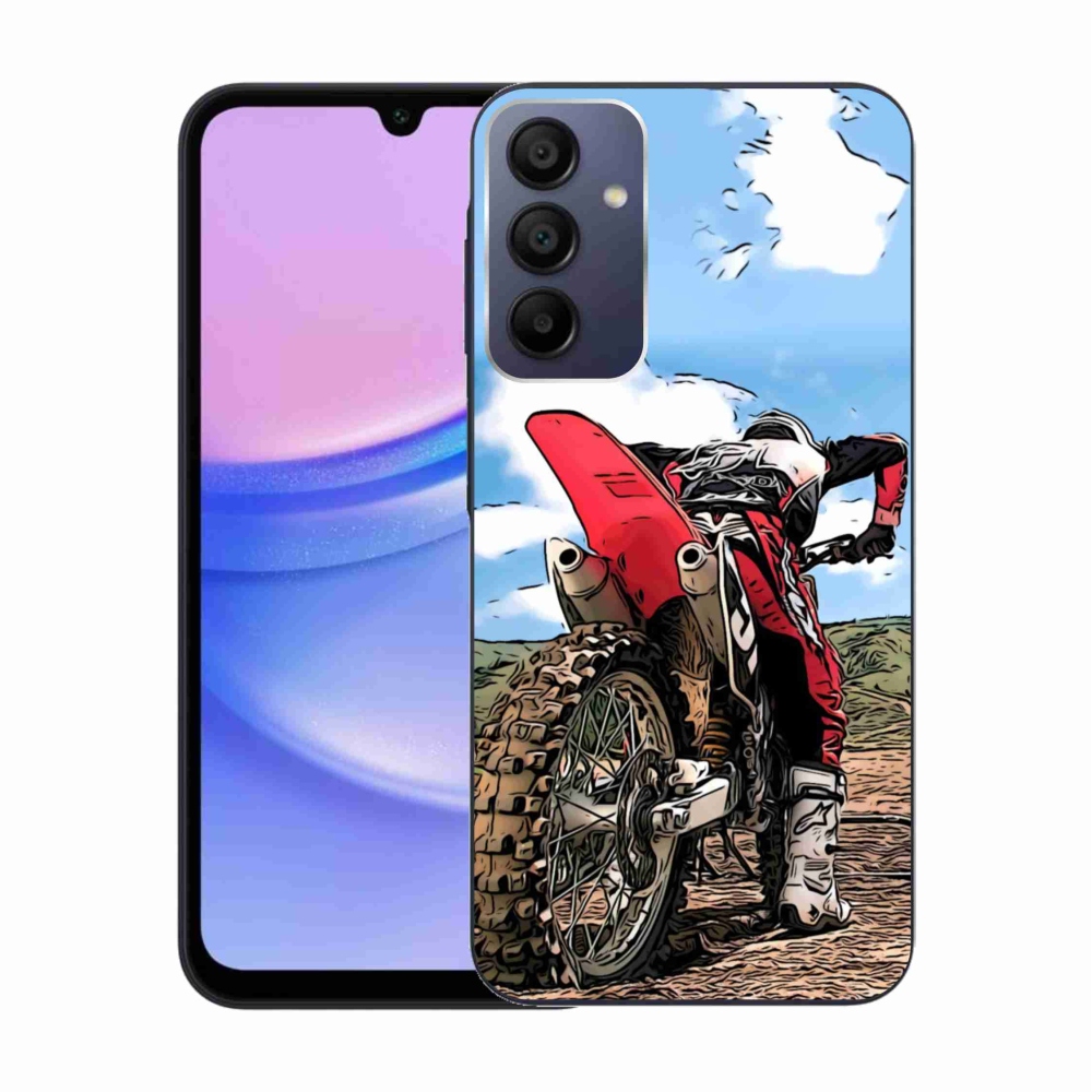 Gelový kryt mmCase na Samsung Galaxy A15 4G/5G - moto