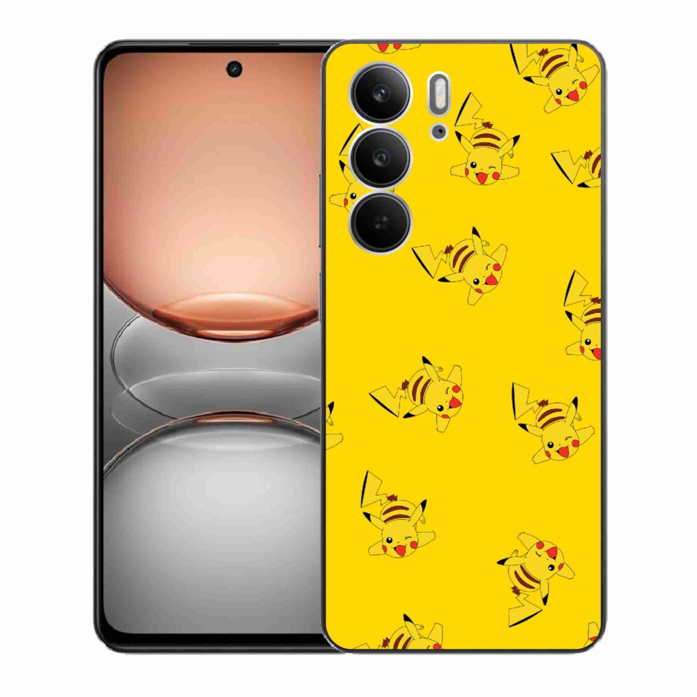 Gelový kryt mmCase na Realme C75 - pikachu