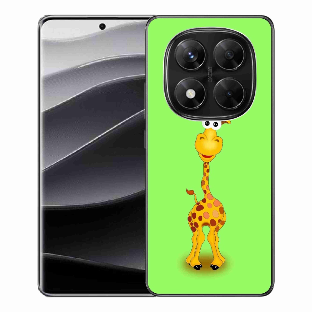 Gelový kryt mmCase na Xiaomi Redmi Note 14 Pro 5G/Poco X7 5G - kreslená žirafa