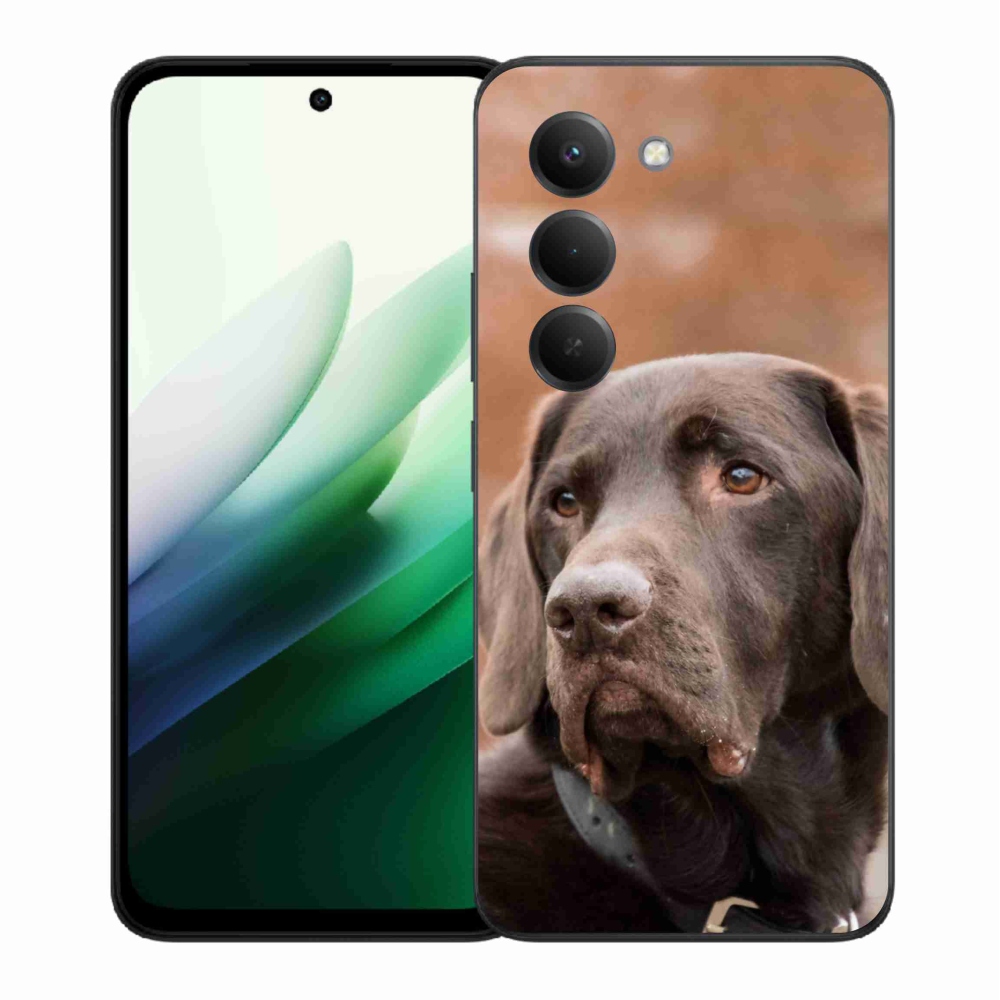 Gelový kryt mmCase na Xiaomi Redmi 15 5G - hnědý labrador