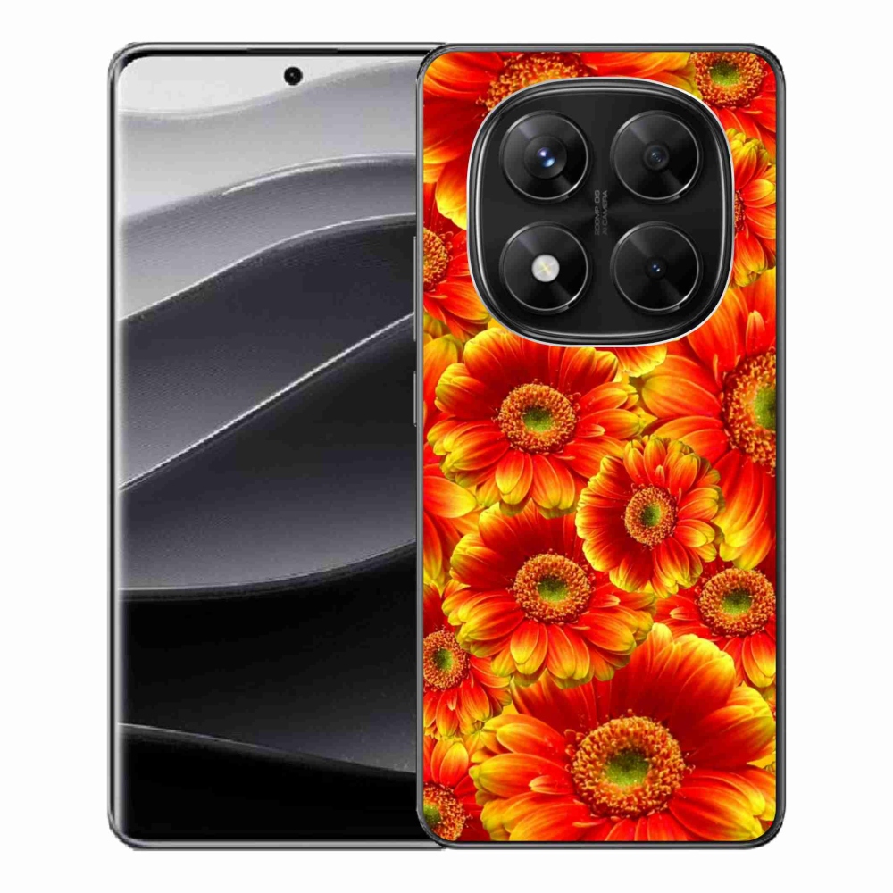 Gelový kryt mmCase na Xiaomi Redmi Note 14 Pro 5G/Poco X7 5G - gerbera 1