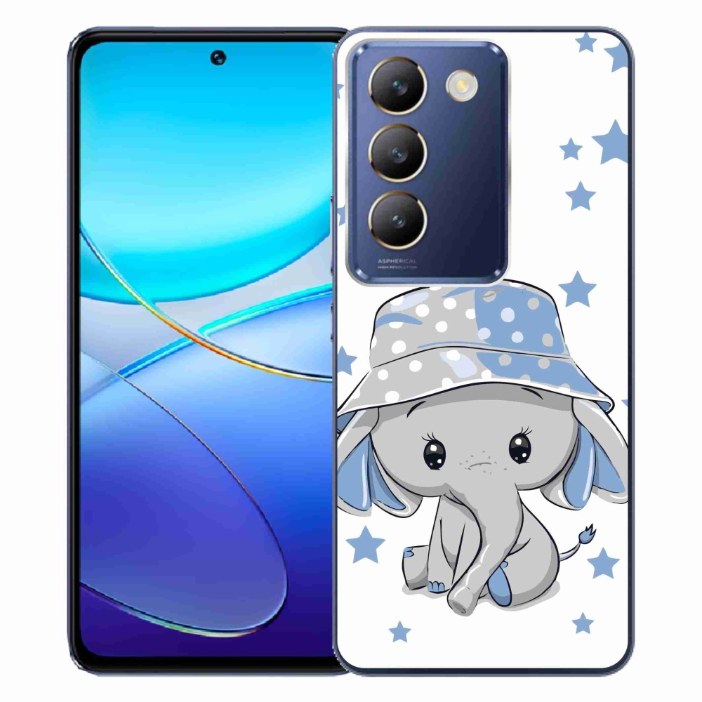 Gelový kryt mmCase na Vivo V40 SE 4G/5G - modrý slon