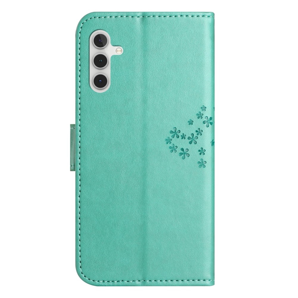 Tree knížkové pouzdro na Samsung Galaxy A05s - modrozelené