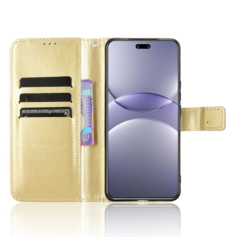 Crazy knížkové pouzdro na Huawei Nova 13 Pro 5G - zlaté