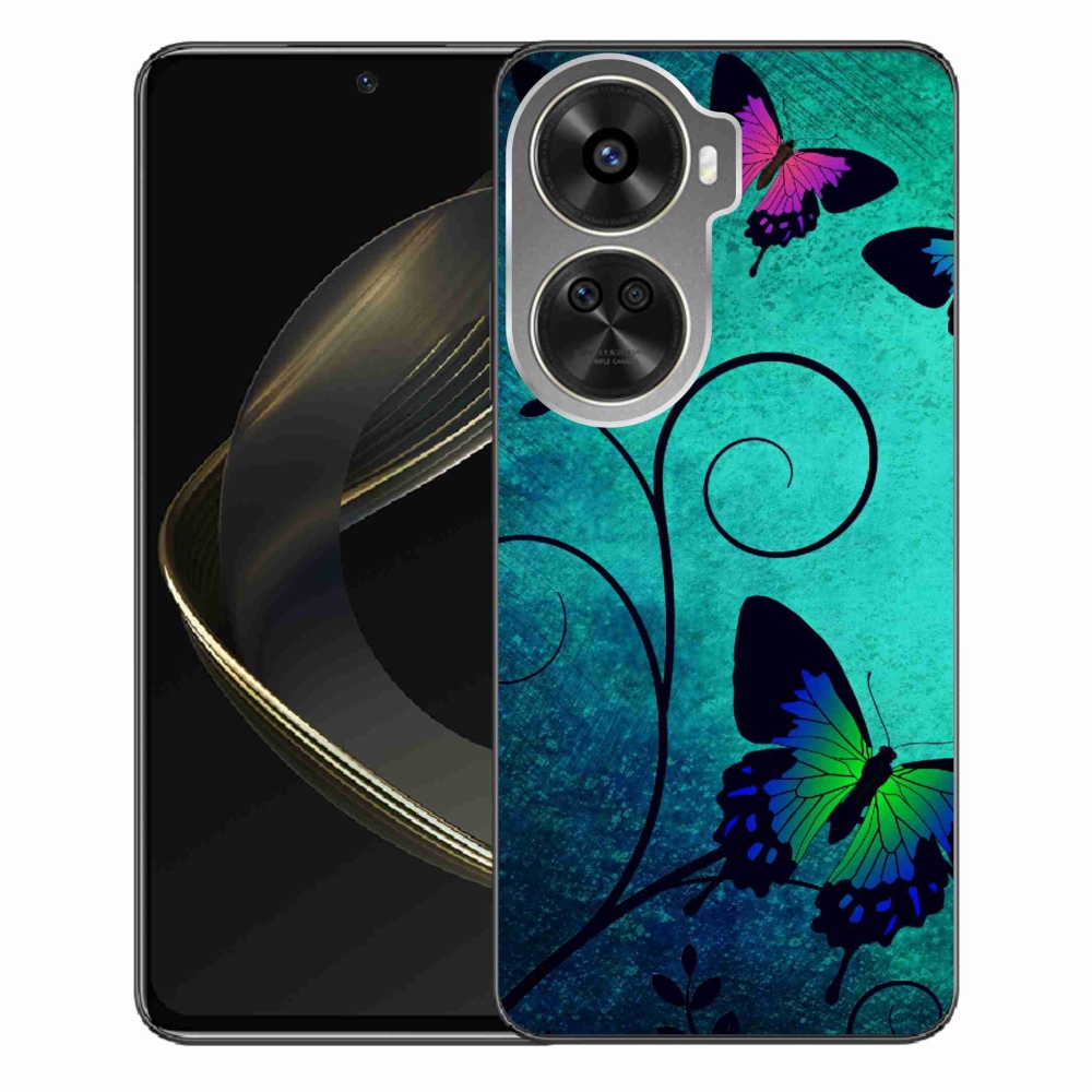 Gelový kryt mmCase na Huawei Nova 12 SE - barevní motýli