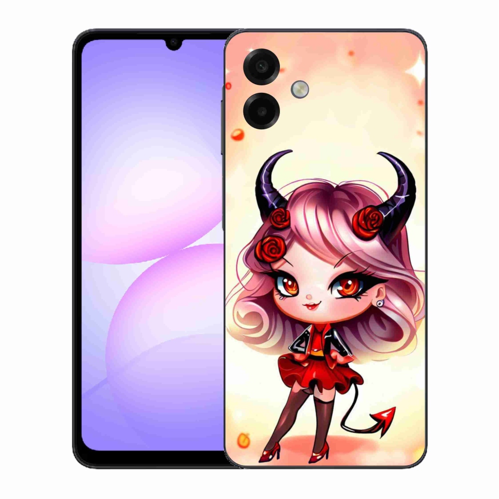 Gelový kryt mmCase na Samsung Galaxy A07 4G - kreslená čertice