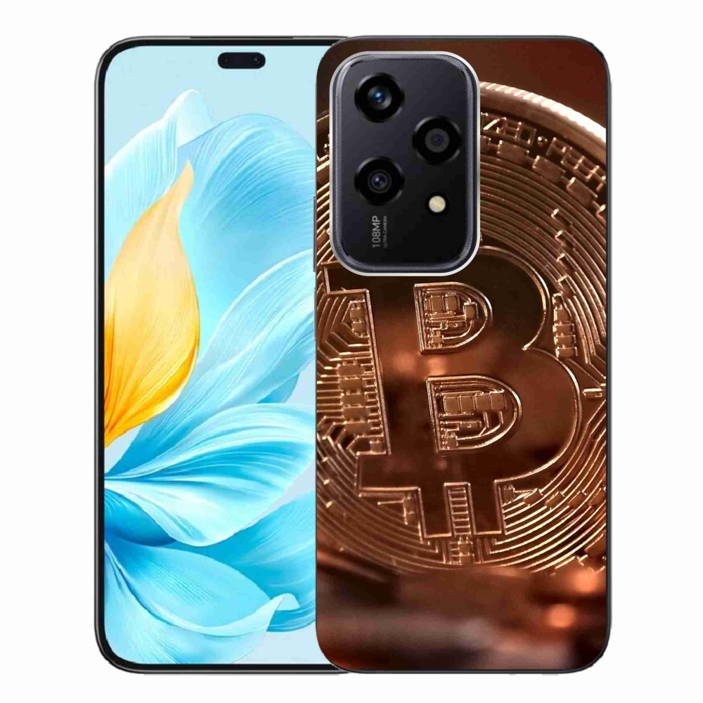 Gelový kryt mmCase na Honor 200 Lite 5G - bitcoin