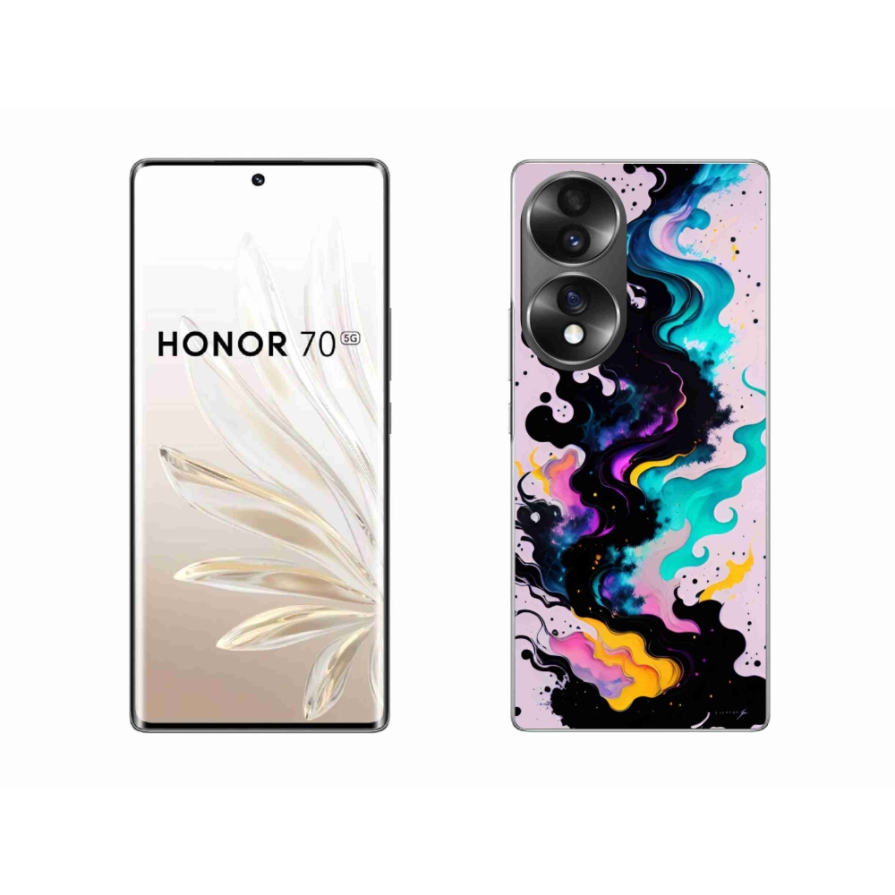 Gelový kryt mmCase na Honor 70 - abstraktní motiv 4