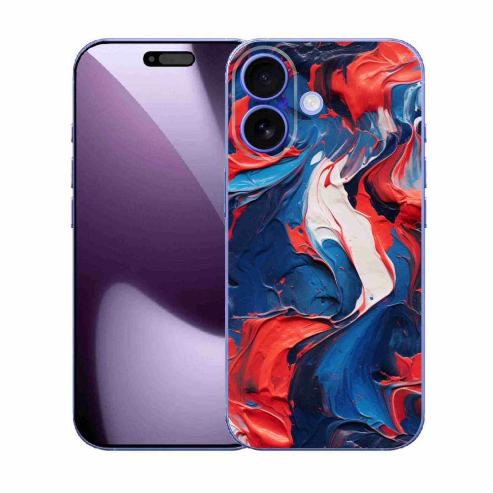 Gelový kryt mmCase na iPhone 17 - abstraktní motiv 7