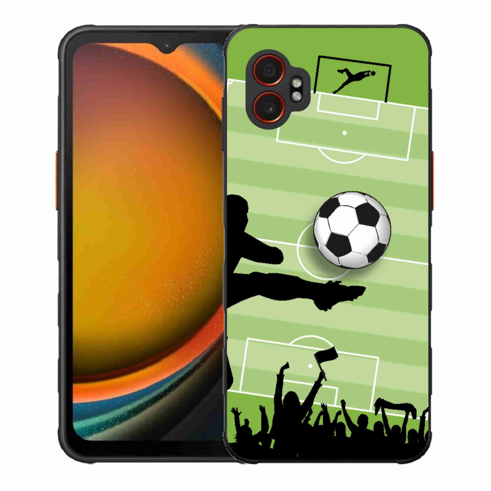 Gelový kryt mmCase na Samsung Galaxy Xcover 7 Pro - fotbal 3
