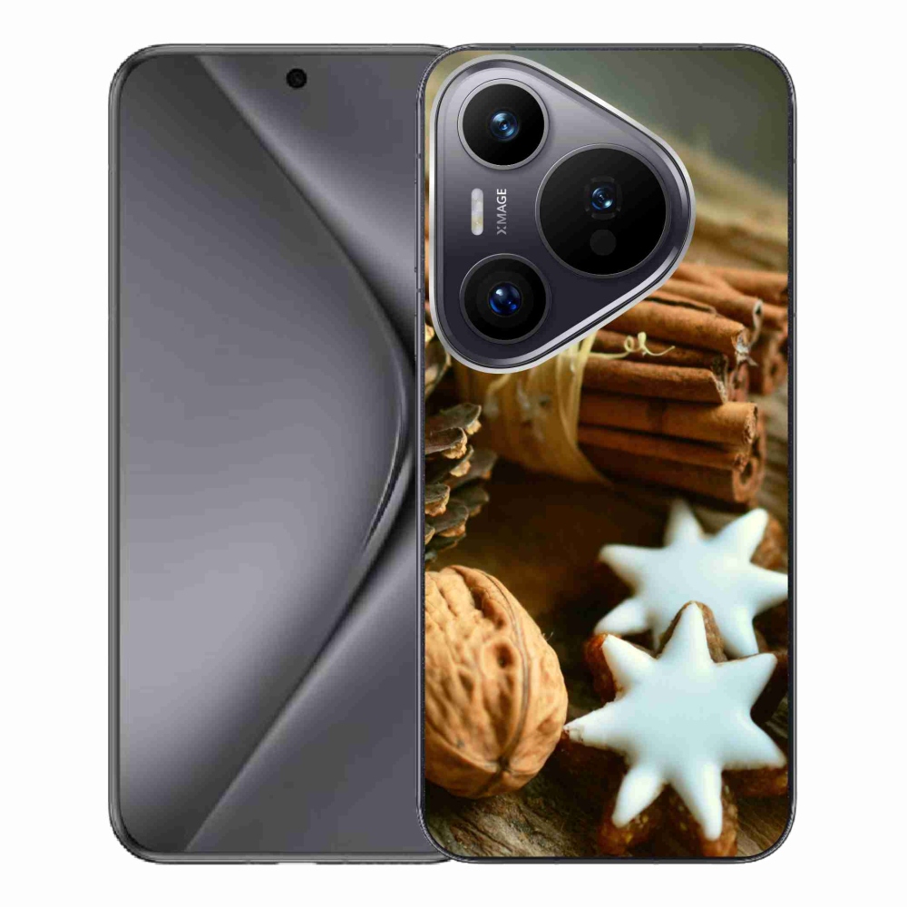 Gelový kryt mmCase na Huawei Pura 70 Pro - skořice a perníčky