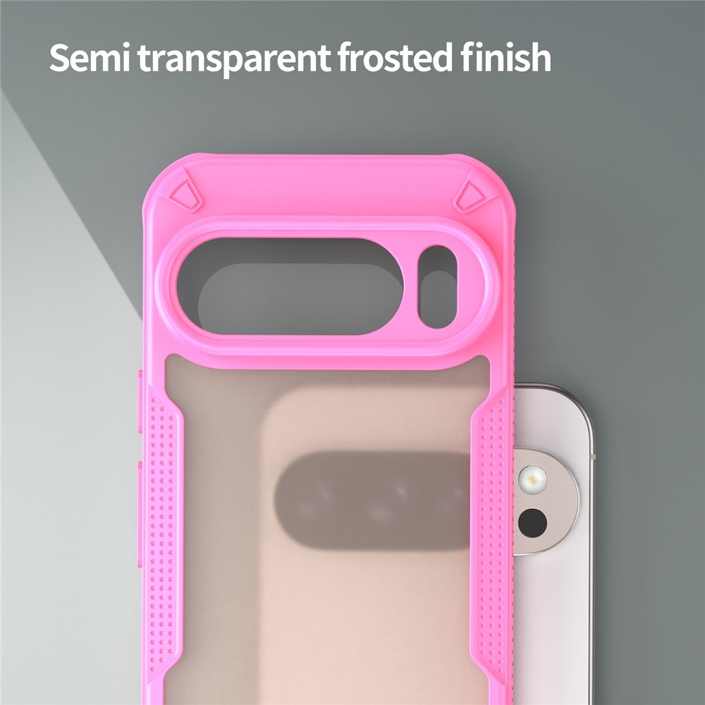 Frosted odolný kryt na Google Pixel 10 Pro/Pixel 10 - růžový
