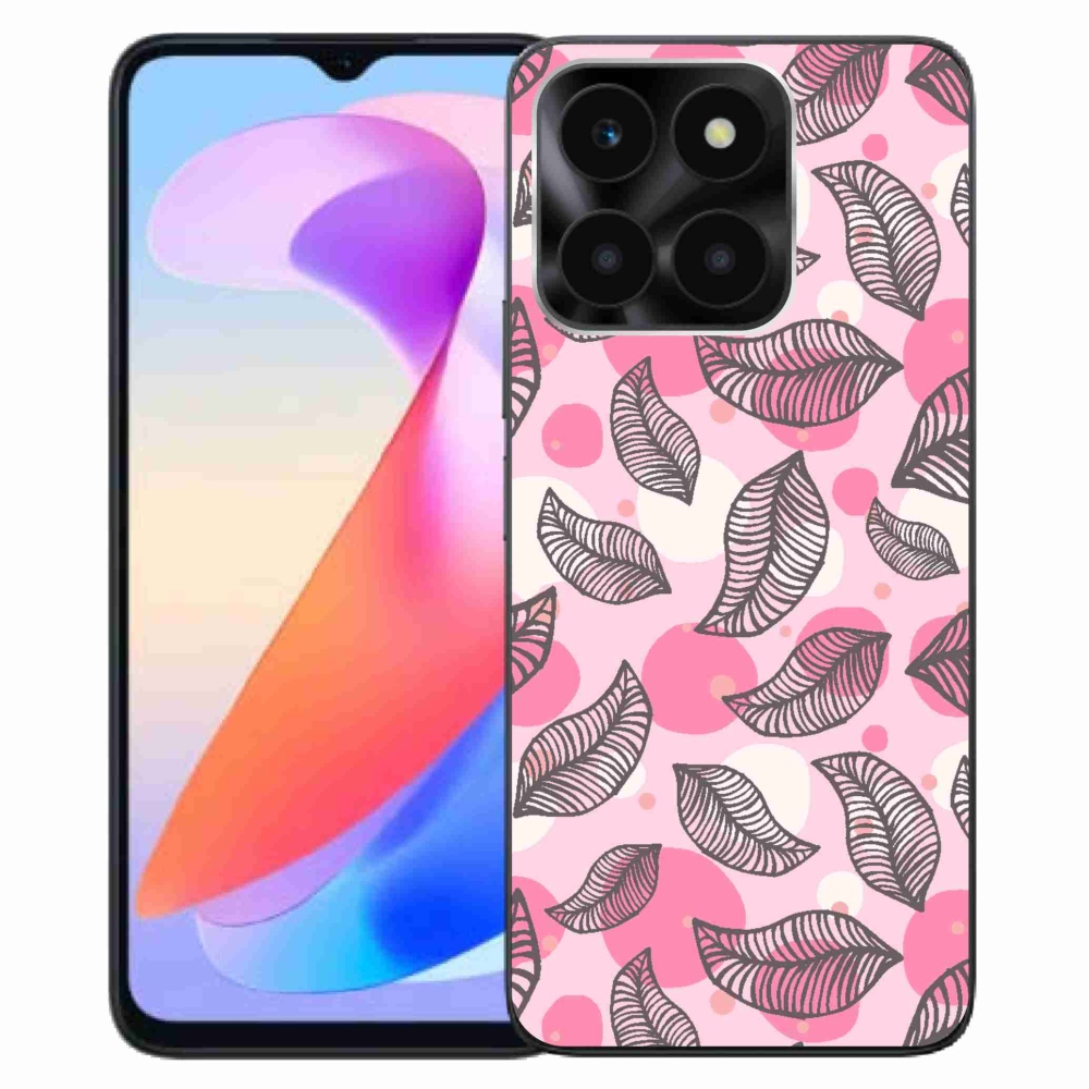 Gelový kryt mmCase na Honor X6a - kreslené padající listy