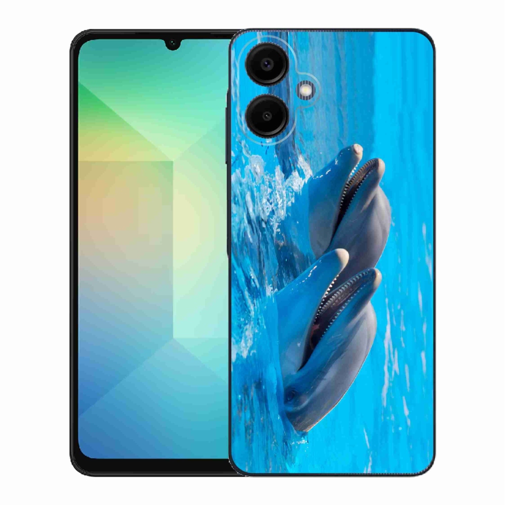 Gelový kryt mmCase na Samsung Galaxy A06 4G - delfíni