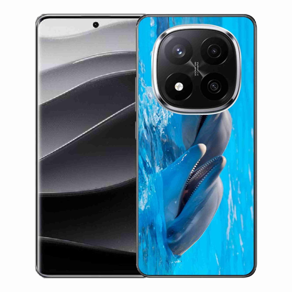 Gelový kryt mmCase na Xiaomi Redmi Note 14 Pro+ 5G - delfíni