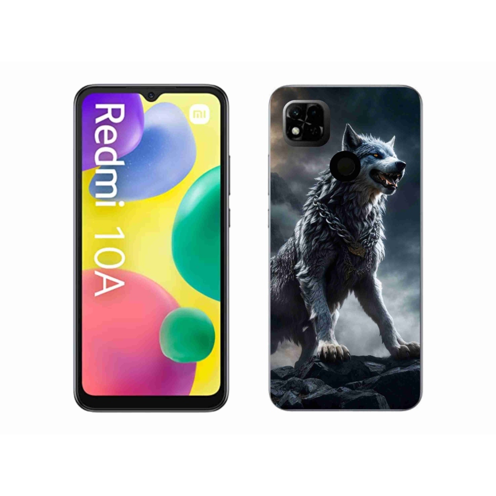 Gelový kryt mmCase na Xiaomi Redmi 10A - vlk 1