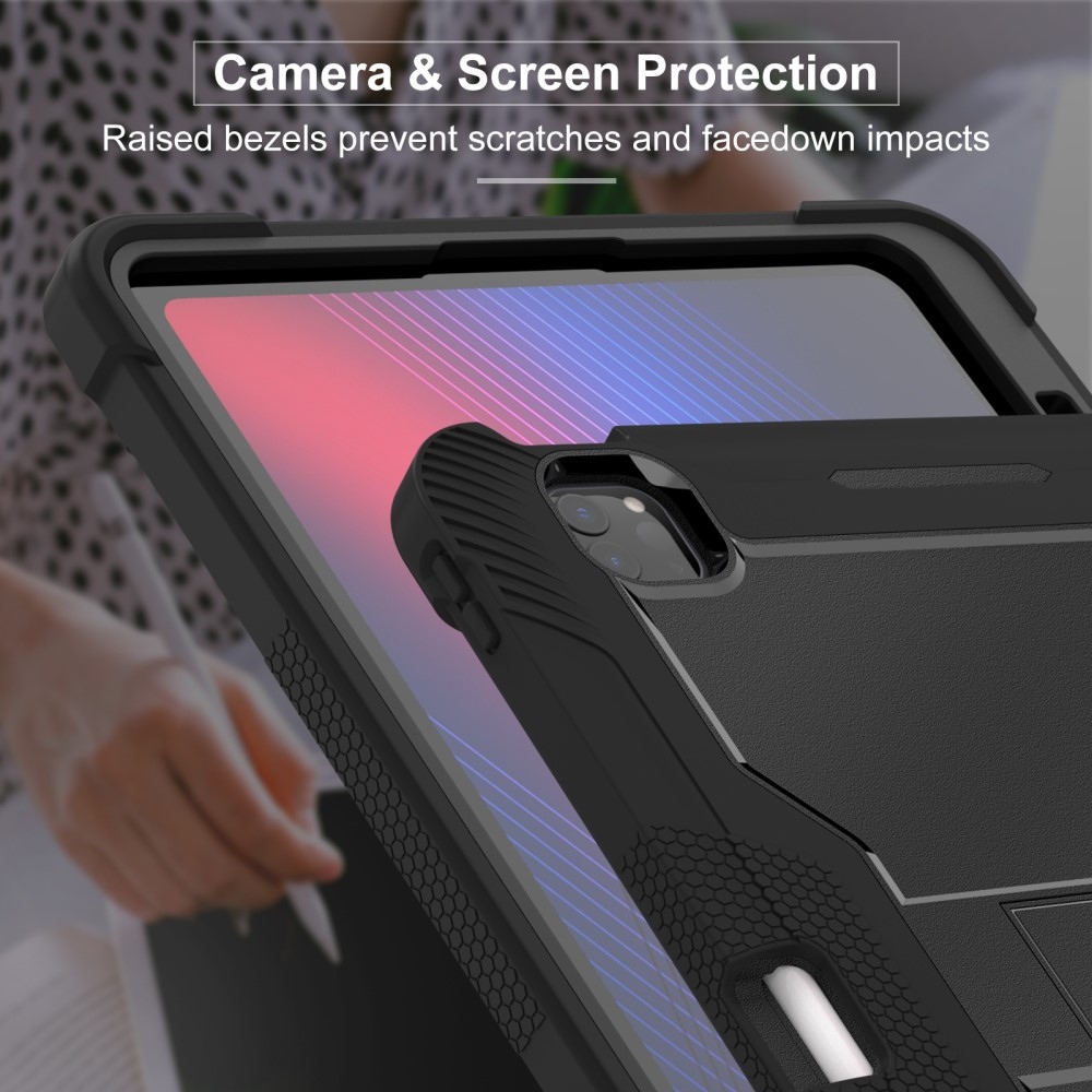 Kick odolný hybridní obal na iPad Pro 13 (2024) - černý