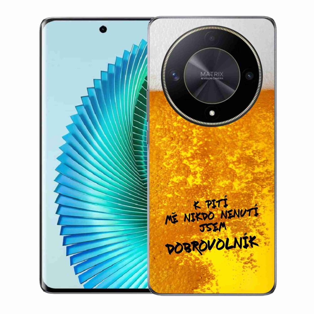Gelový kryt mmCase na Honor Magic 6 Lite 5G - pivní motiv 4