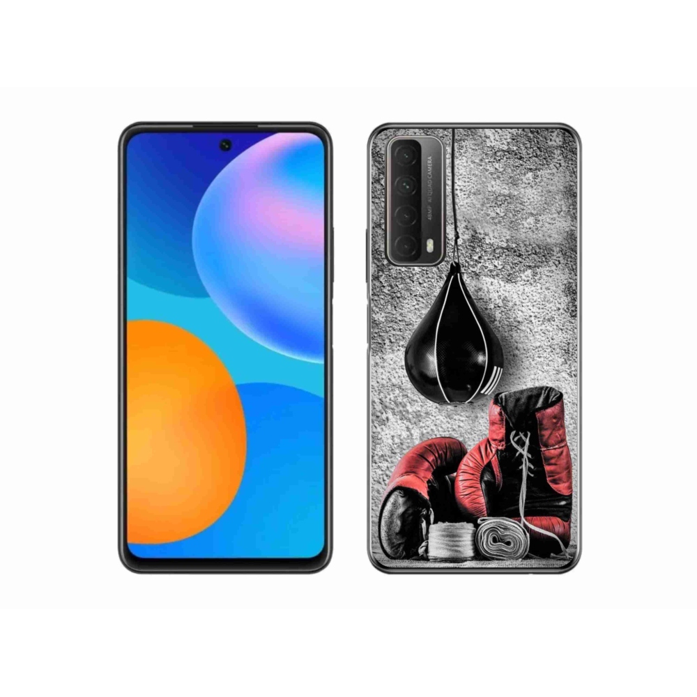 Gelový kryt mmCase na Huawei P Smart (2021) - boxovací pytel a rukavice