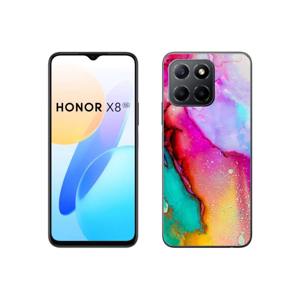Gelový kryt mmCase na Honor X8 5G/70 Lite 5G - abstrakt 24