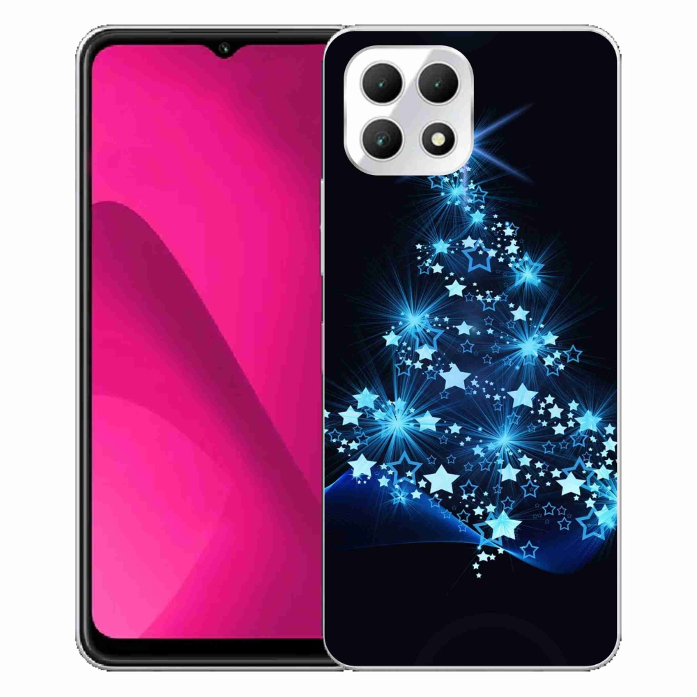 Gelový kryt mmCase na T-Mobile T Phone 2 - vánoční stromek